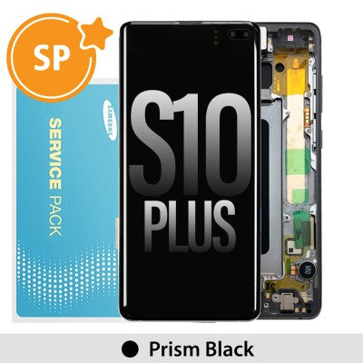 Tecguru_Samsung Galaxy S10 Plus G975F OLED Screen Replacement Digitizer GH82-18849J (Service Pack)-Ceramic White Tecguru_Samsung Galaxy S10 Plus G975F OLED Screen Replacement Digitizer GH82-18849J (Service Pack)-Ceramic White